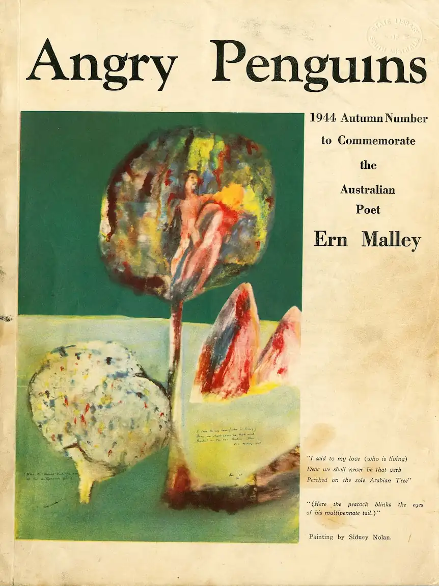 Die Ausgabe des Magazins Angry Penguins mit der Fälschung Ern Malley