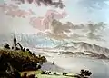 Herrliberg am 21.&nbsp;Mai 1786, Aquarell von Hans Conrad Escher von der Linth
