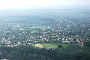 Blick von Norden auf Essen-Frintrop (2009)
