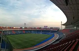 Innenansicht des Estadio General Pablo Rojas im Oktober 2017