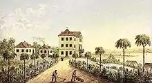 Schloss Eugensberg, um 1850