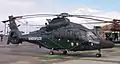 Eurocopter EC&nbsp;155&nbsp;B in alter grüner Farbgebung