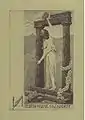 Jugendstil-Exlibris für Eugen und Helene Ollendorff in Breslau(Radierung von Helma Fischer-Oels, 1.&nbsp;Hälfte des 20.&nbsp;Jahrhunderts)