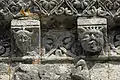 Kragsteine Fassade, halblinks
