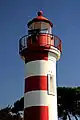 Leuchtturm, rot