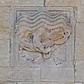 Kleines Nordportal, Relief über Portal