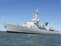 Die belgische Fregatte Leopold I