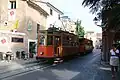Umgebauter ex-Lissabonner Triebwagen 22 der Straßenbahn Sóller