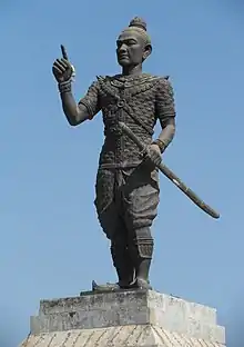 Statue Fa Ngums in Vientiane