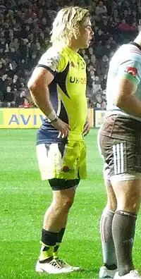 Faf de Klerk im Trikot der Sale Sharks 2017