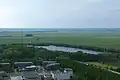 Der Kuhgrabensee aus der Luft (vom Fallturm Bremen her gesehen)