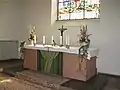 Altar im Chorraum