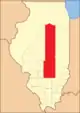 Das Fayette County zwischen 1821 und 1823