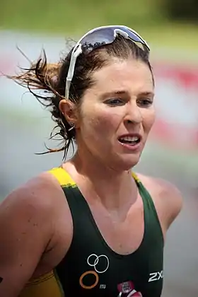 Felicity Sheedy-Ryan beim WM-Serien-Triathlonin Kitzbühel (2011)