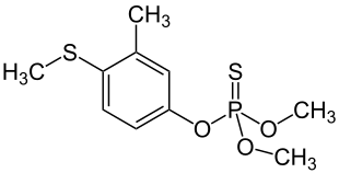 Struktur von Fenthion