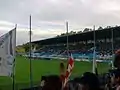 Haupttribüne des Stadions (2014)