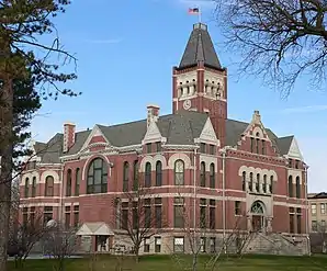 Fillmore County Courthouse, gelistet im NRHP Nr. 78001698