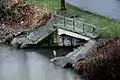 Mündung des Fischbachs in die Saar in Saarbrücken