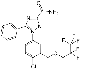 Strukturformel von Flupoxam