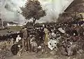 Auf der Pferderennbahn, Öl auf Leinwand, 1885–90