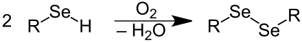 Oxidation eines Selenols zum Diselinid