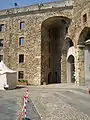 Eingang zum Gemeindeamt am Piazzale del Maschio