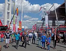 Freigelände der Interschutz 2015