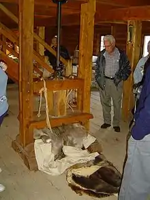Alte Ballenpresse