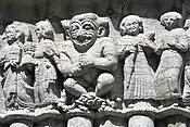 Detail des Portals vom Meister Egypticus