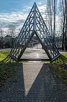 Ansicht von Nordwesten zum Lodzer Steg hin