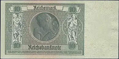 Nummernlose Rückseite (1945)