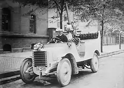 Erhardt-Lastkraftwagen mit 5-cm-Ballonabwehrkanone L/30 Rheinmetall (1906)