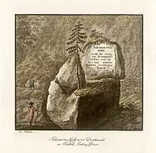 1790: Darstellung nach einer Vorlage von Ludwig Hess