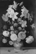 Stillleben mit Blumen, Öl auf Lwd.
