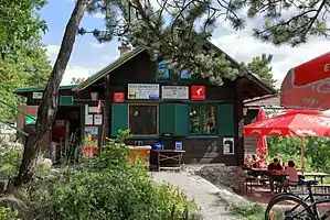 Nordansicht der Hütte