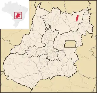 Lage von Teresina de Goiás