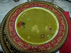 Grüne Bohnencremesuppe