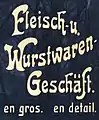 Zeit­genöss­isches Beispiel der Ver­wendung der Begriffe en gros / en detail