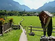 Blick nach Großgmain