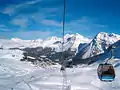 Aroser Dolomiten vom Hörnli Express gesehen