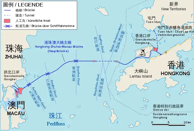 HZM-BrückenverlaufB – Zhujiang Kou, 2018
