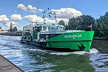 Die Neuenfelde am Anleger Steinwerder (2022)