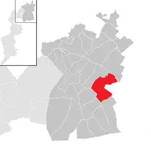 Lage der Gemeinde Halbturn im Bezirk Neusiedl am See (anklickbare Karte)