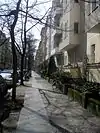 Hektorstraße, eine der wenigen Straßen mit Vorgärten am Kurfürstendamm