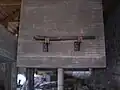 Ergrabene Kanone der Bischofsburg im Museum