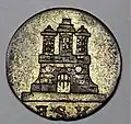 Hamburger Sechsling von 1839, Wappenseite