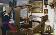 Handwebstuhl im Laborantenhaus