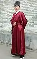 Mann in Hanfu (Daopao, daoistische Robe), 2009