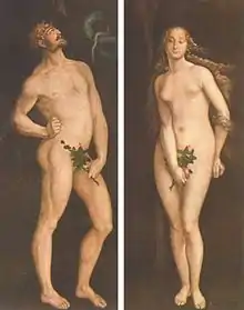 Adam und Eva (Hans Baldung) (um 1520–1525)