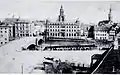 Das Hauptpostamt am Neckar um 1900